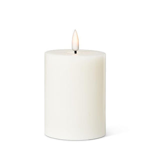 Sand LED Pillar Candle -3x4"