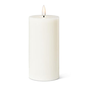 Sand LED Pillar Candle -3x6"