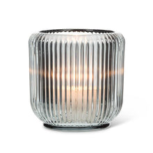 Load image into Gallery viewer, Smoke Ribbed Votive - Large