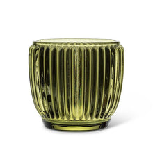 Load image into Gallery viewer, Moss Ribbed Votive - Small