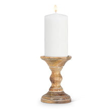 Load image into Gallery viewer, Mangowood Pillar Holder - Small