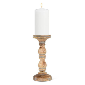 Mangowood Pillar Holder - Medium