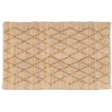 Load image into Gallery viewer, Large Diamond Weave Jute Mat - 36x60&quot;