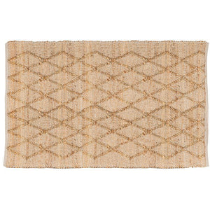 Large Diamond Weave Jute Mat - 36x60"