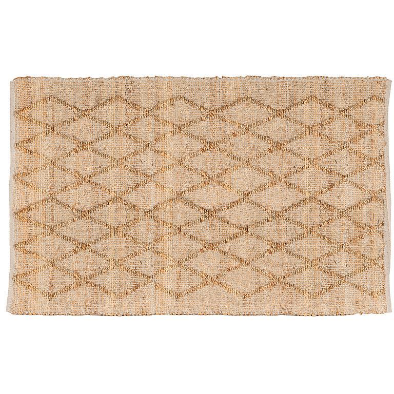 Large Diamond Weave Jute Mat - 36x60