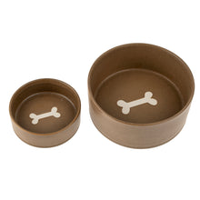 Load image into Gallery viewer, Earth Pottery Pet Bowl - L