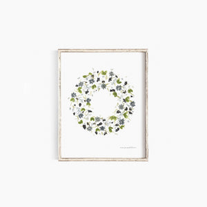 Blue Wreath