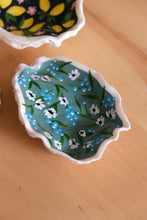 Load image into Gallery viewer, Hand Painted Oyster Shell - Blueberries