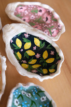 Load image into Gallery viewer, Hand Painted Oyster Shell - Lemons
