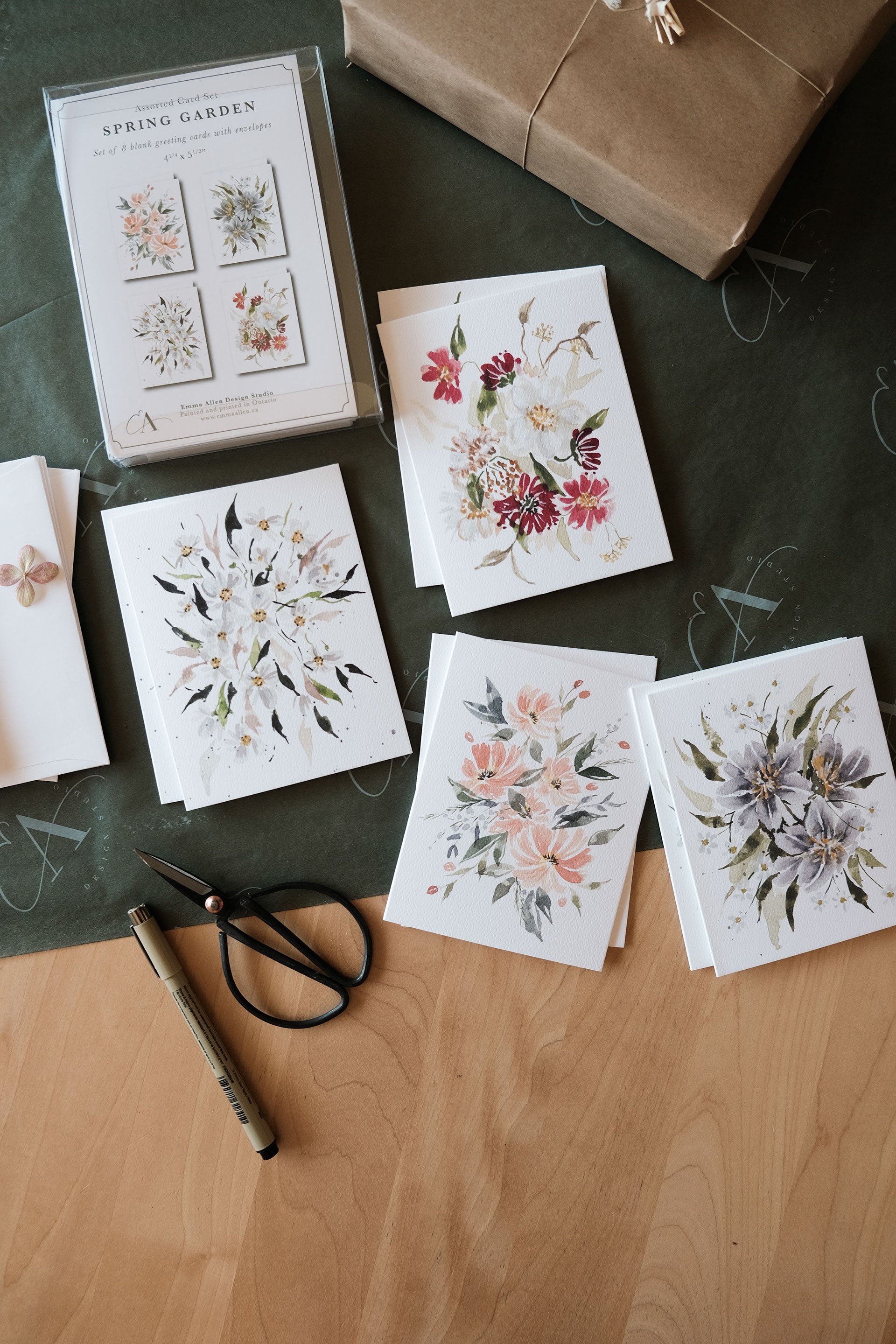 Spring Wildflowers | Assorted 8 Card Set Spring Wildflowers | Assorted 8 Card Set