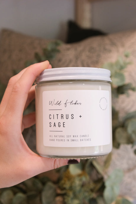Citrus & Sage Soy Wax Candle