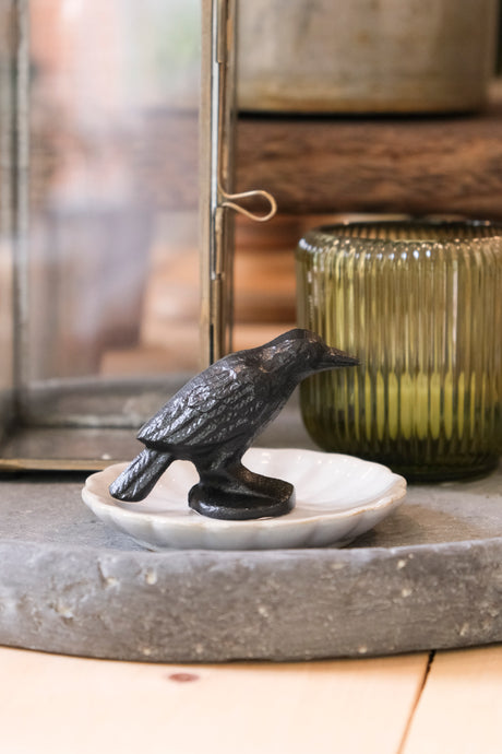 Small Cast Iron Crow