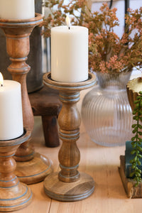 Sand LED Pillar Candle -3x4"