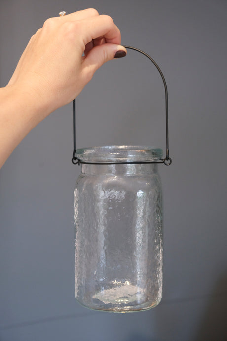 Glass Jar with Handle