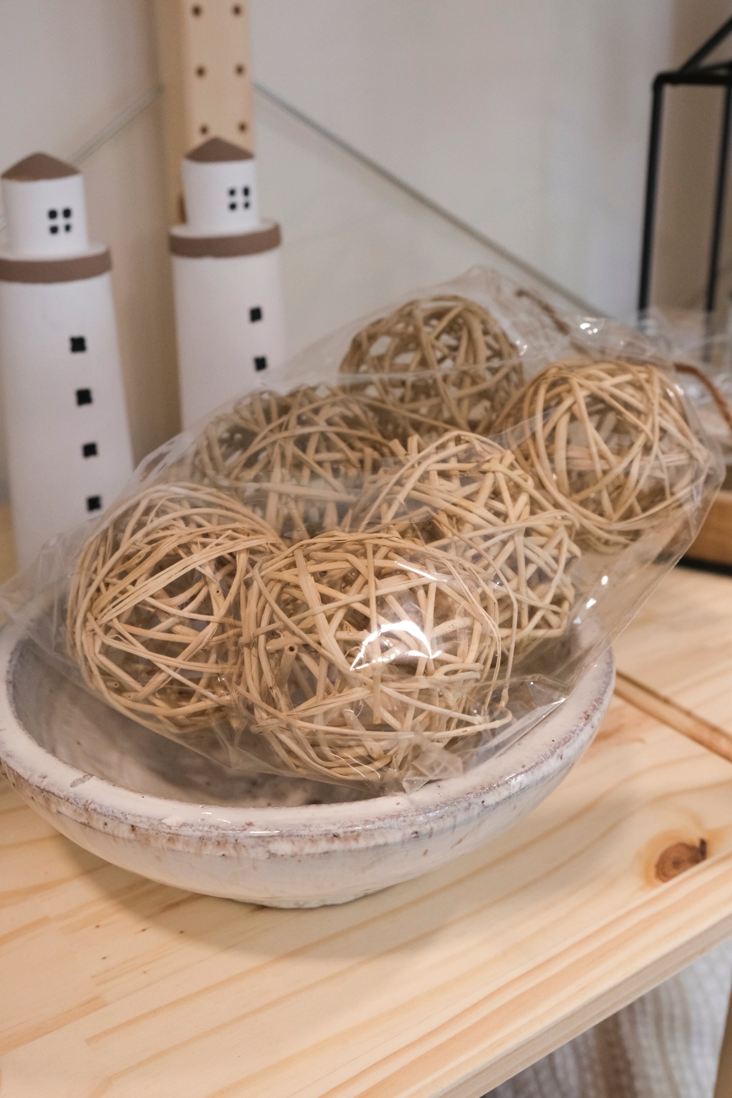 Pack of 6 Branch Balls - Natural