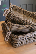 Load image into Gallery viewer, Rectangular Rattan Tray - Medium