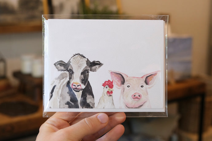 Farm Animals Card