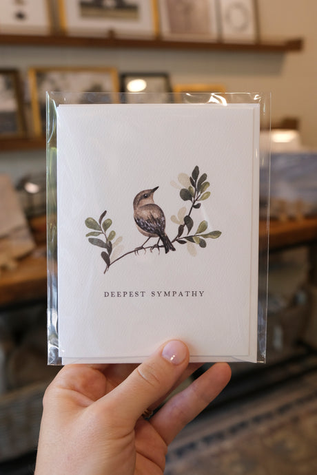 Bird Sympathy Card