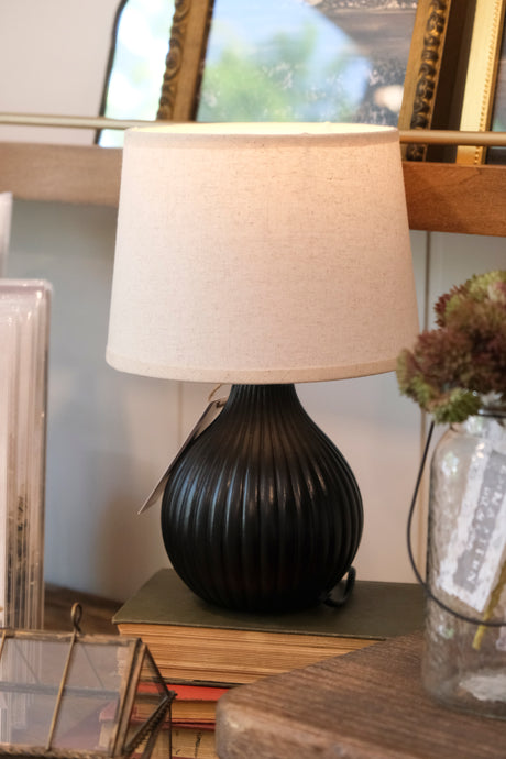 Black Ceramic Table Lamp