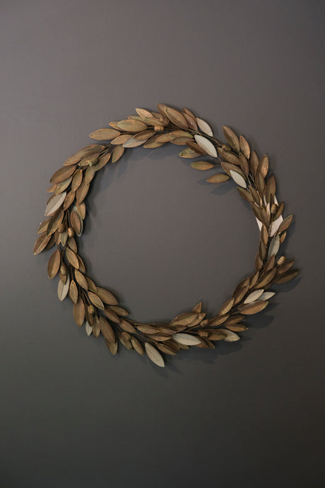 Olive Metal Wreath