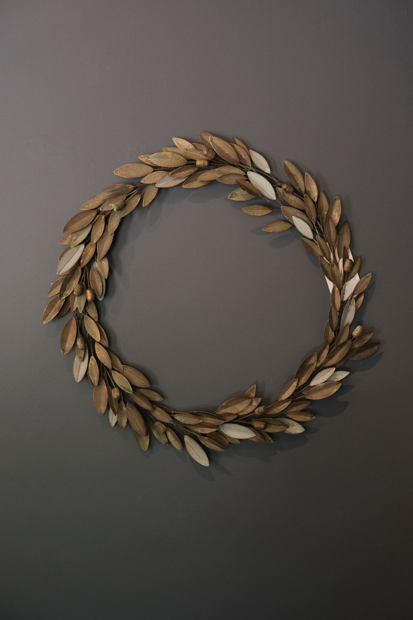 Olive Metal Wreath