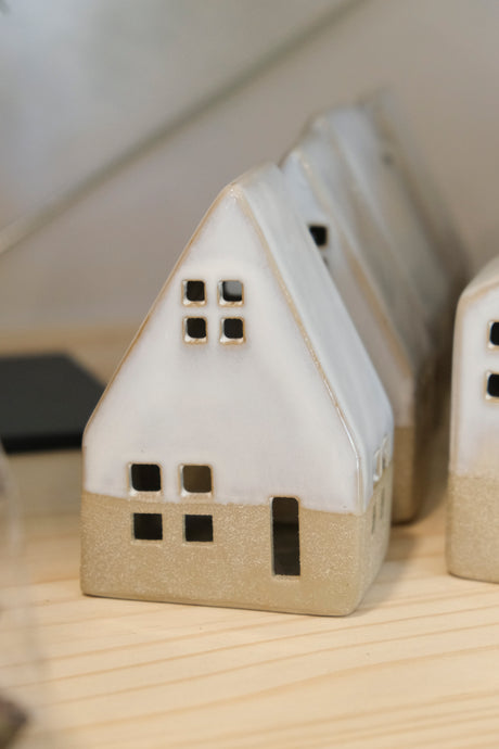 Ceramic Tealight House - Small