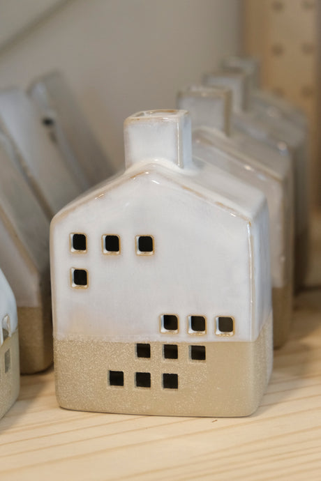 Ceramic Tealight House - Medium