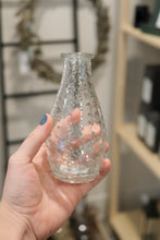 Load image into Gallery viewer, Glass Dotted Bud Vase
