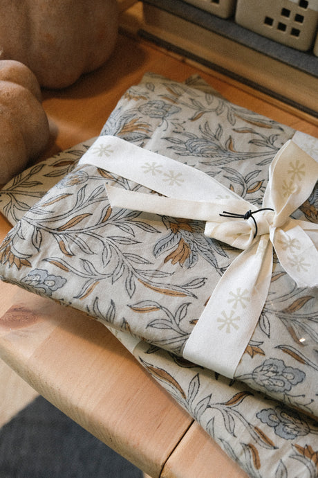 Cecily Block Print Tablecloth
