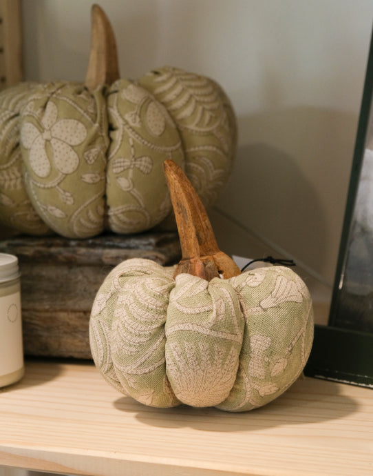 Green Pumpkin Pillow - Small