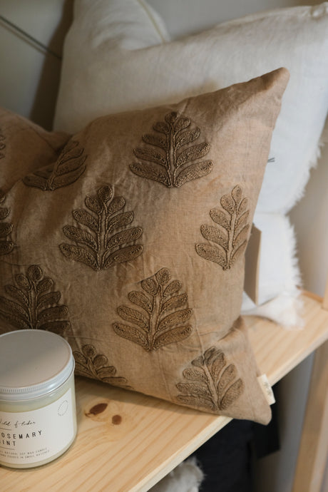 Orchard Pillow, Mink - 16x24