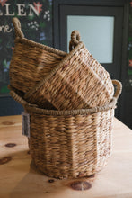 Load image into Gallery viewer, Rounded Woven Baskets w/ Handles - Large