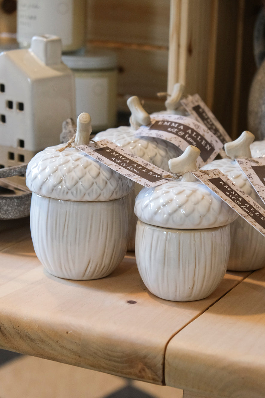 Porcelain Hazelnut Dish - Small