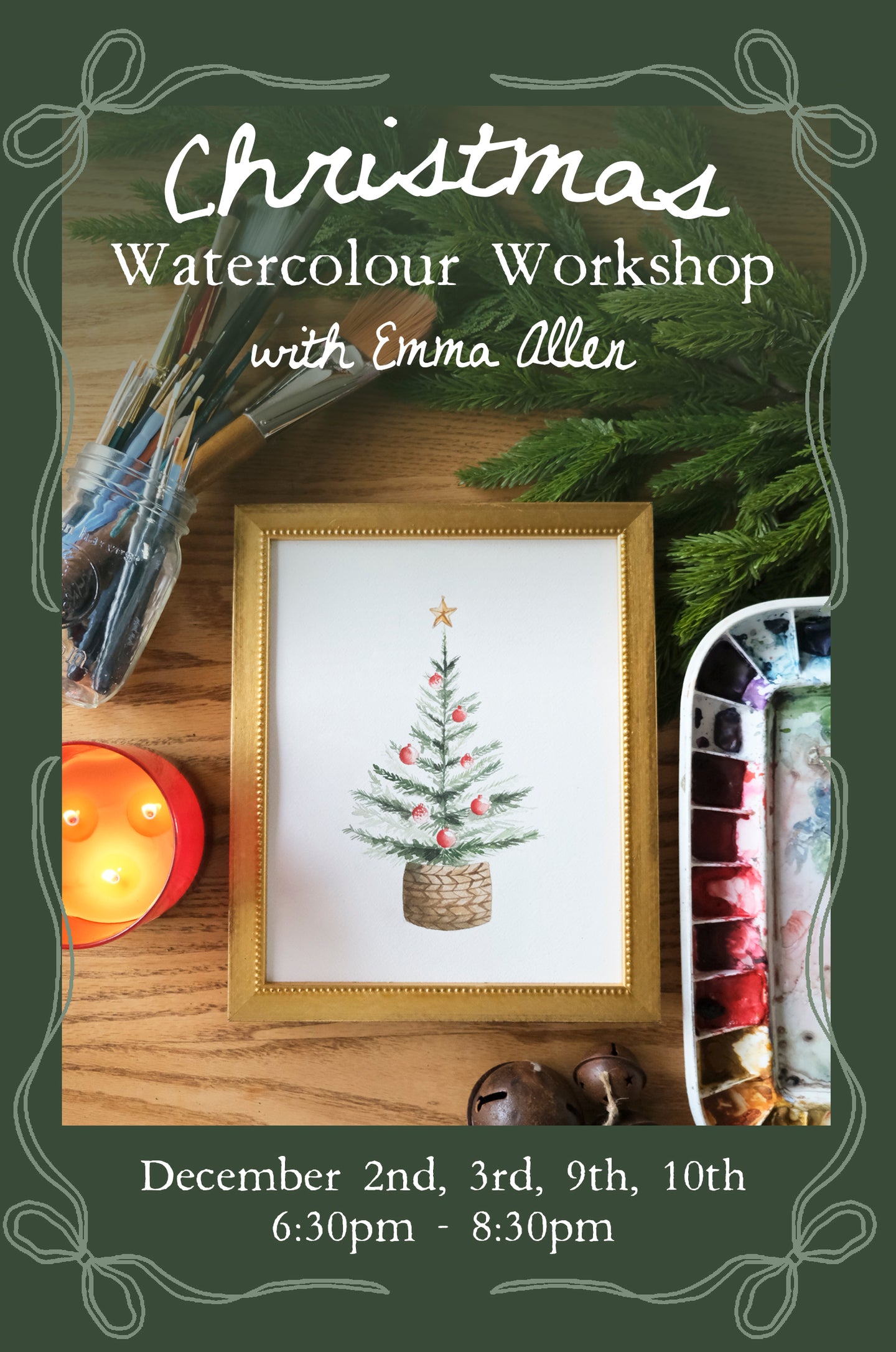 2025 Christmas Watercolour Workshops