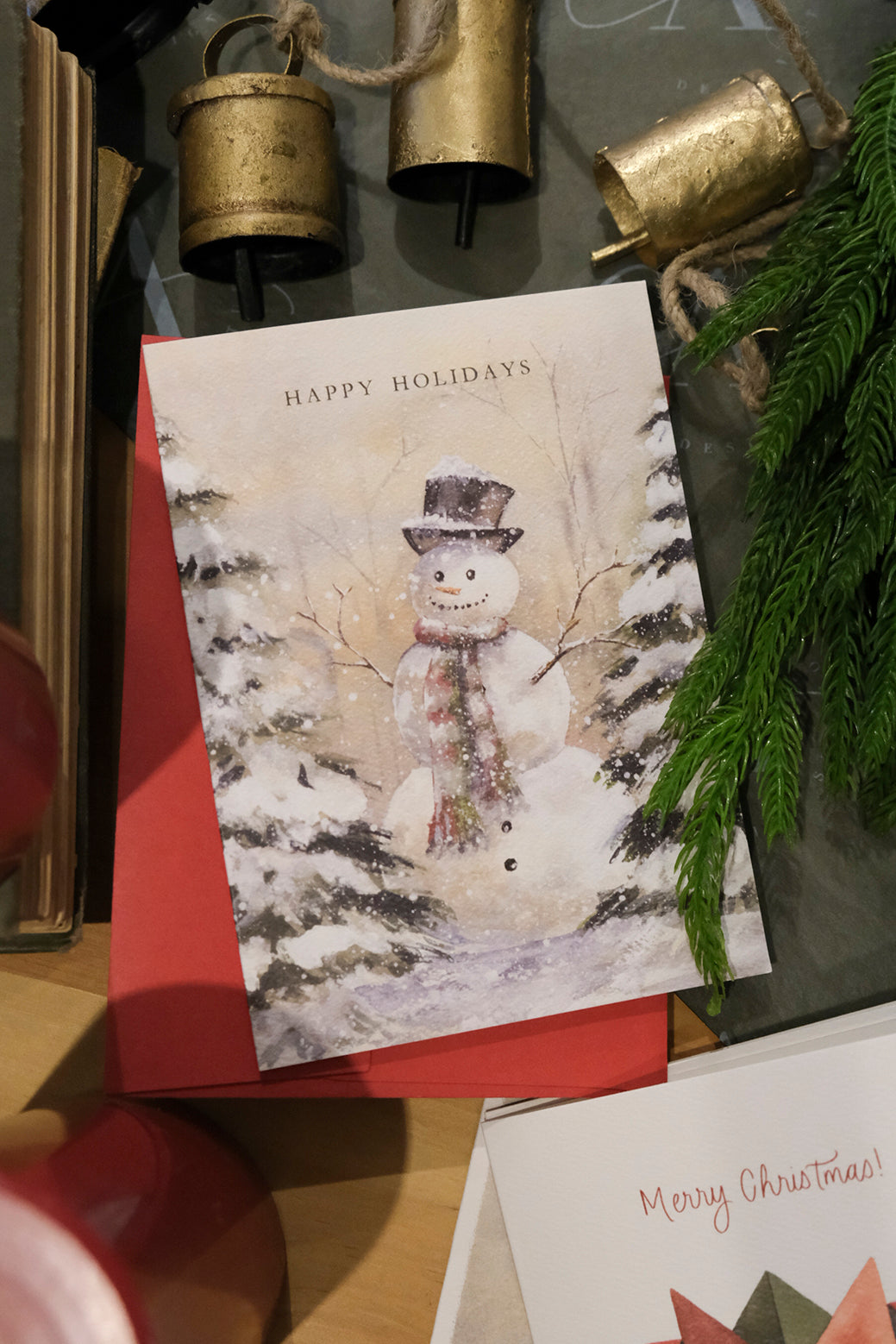 Box of 6 Christmas Cards - Frosty Set