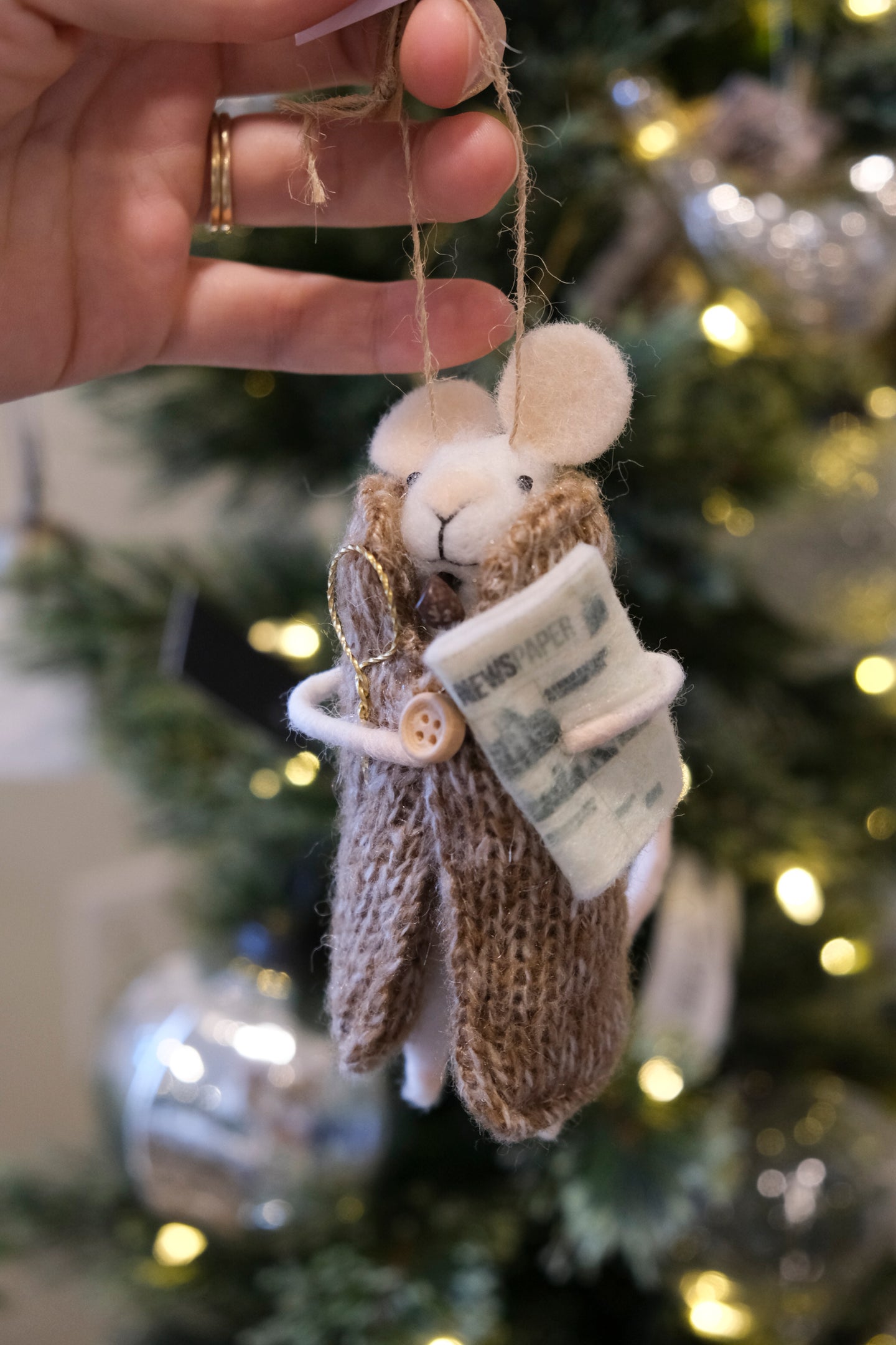 Newspaper Nelson Ornament