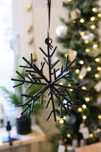 Load image into Gallery viewer, Cast Iron Snowflake Ornament - Small