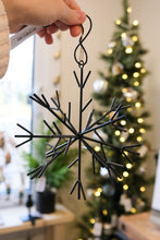 Load image into Gallery viewer, Cast Iron Snowflake Ornament - Large