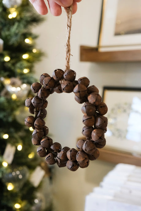 Rustic Jingle Bell Wreath