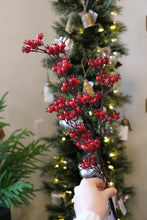 Load image into Gallery viewer, Red Berries Spray - 30&quot;