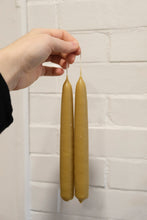 Load image into Gallery viewer, Local Hand-Dipped Beeswax Taper Candles
