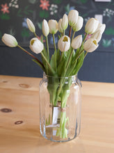 Load image into Gallery viewer, White Fresh Touch Tulip Bunch