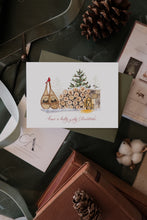 Load image into Gallery viewer, Box of 6 Christmas Cards - Christmas at the Cabin