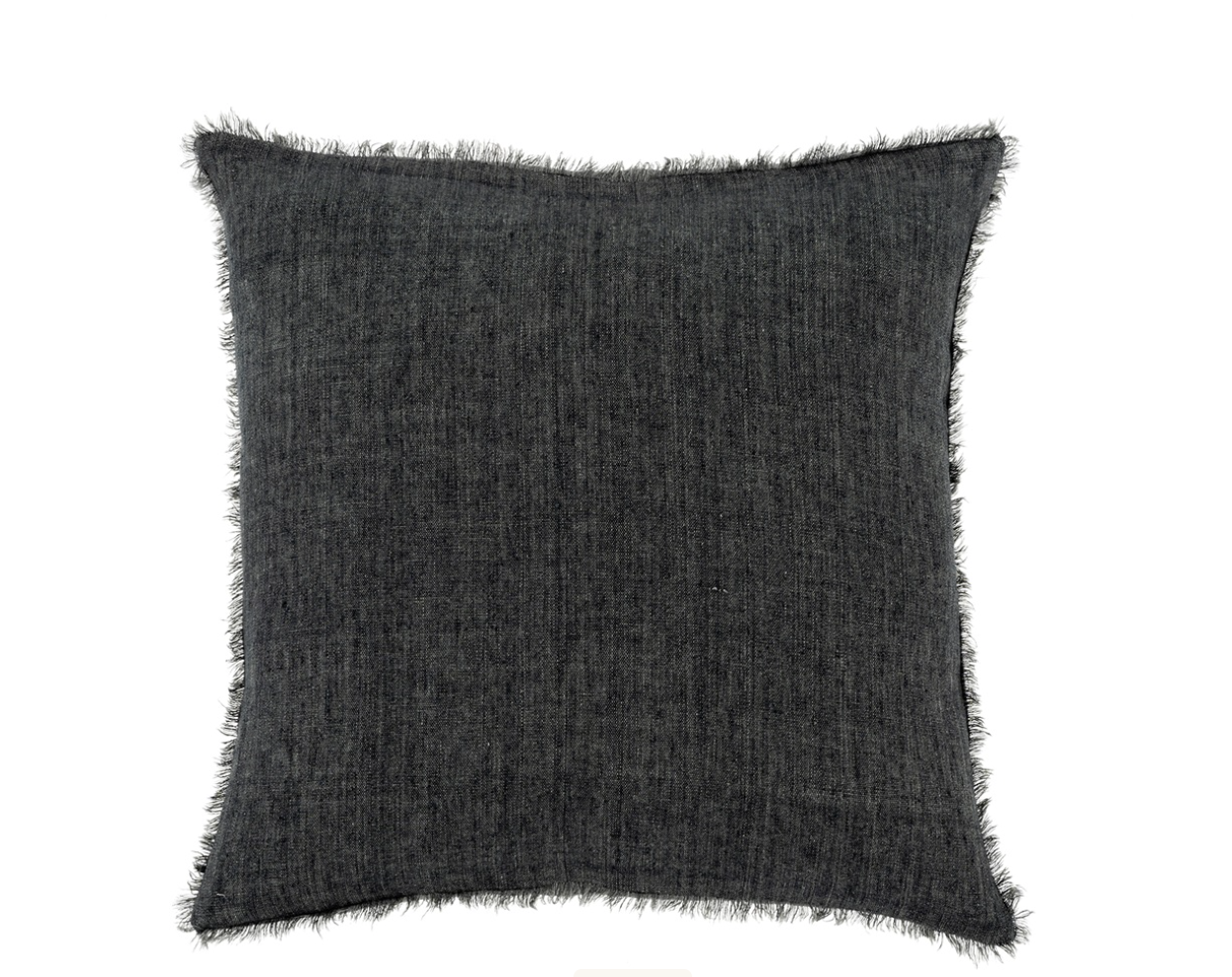 Lina Linen Pillow Charcoal - 20x20