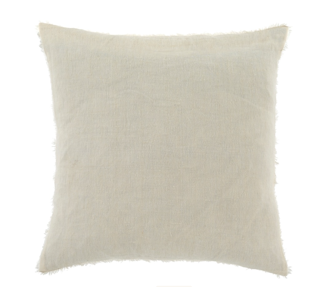 Lina Linen Pillow Ivory - 20x20