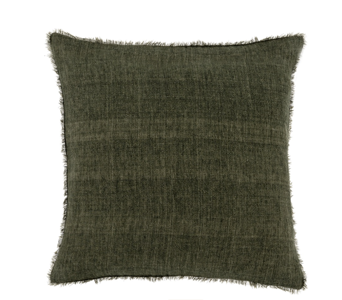 Lina Linen Pillow Avocado - 20x20