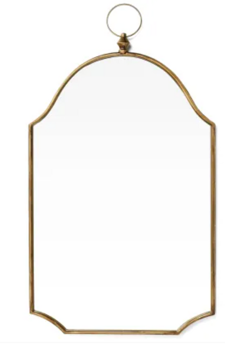 Antique Inspired Bronze Mirror