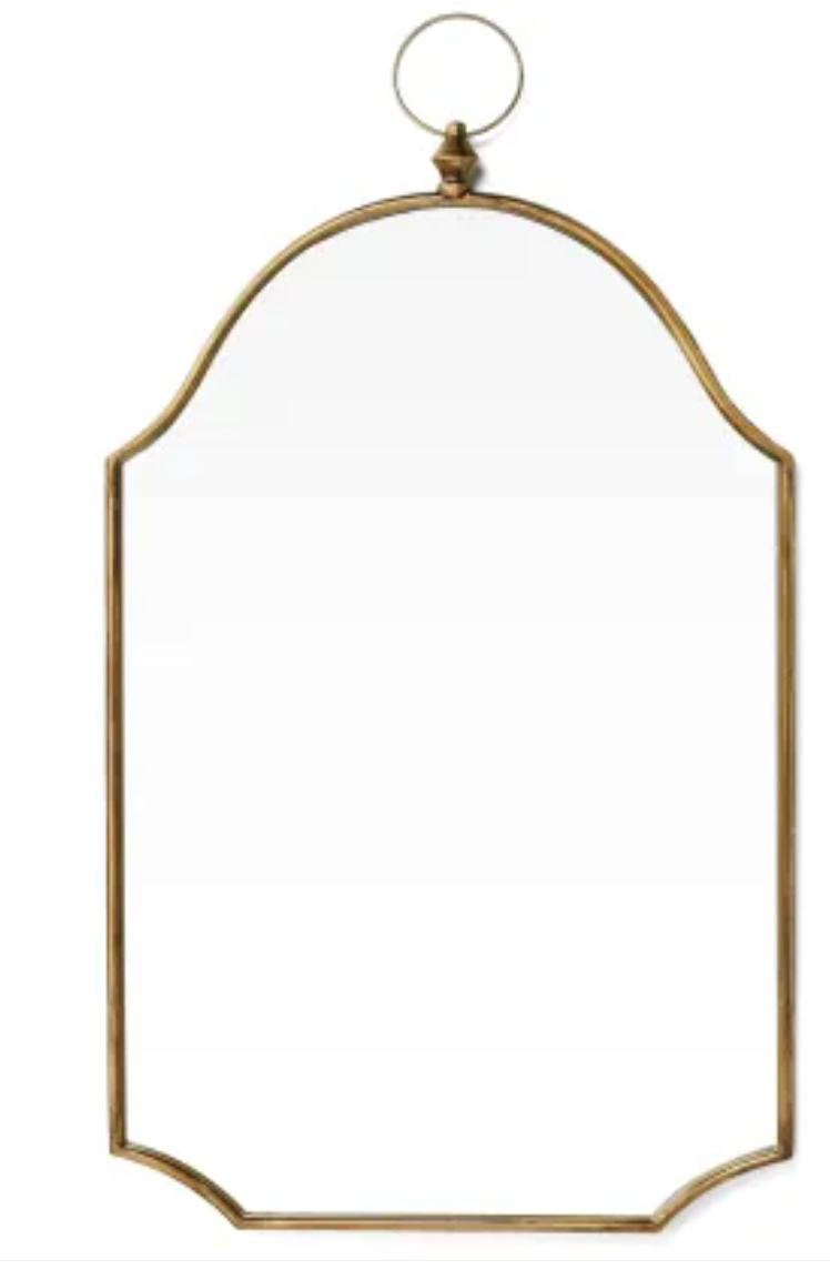 Antique Inspired Bronze Mirror