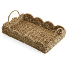 Load image into Gallery viewer, Seagrass Scallop Edge Tray