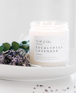 Eucalyptus Lavender Soy Wax Candle